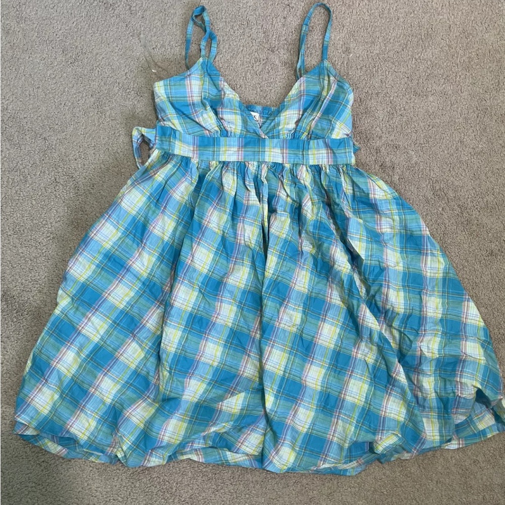 Medium Blue Patchwork Dress Brand: Xxi
